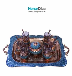 سرویس چای خوری فیروزه کوبی