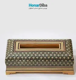 جادستمالی خاتم تخمه دار سیاه