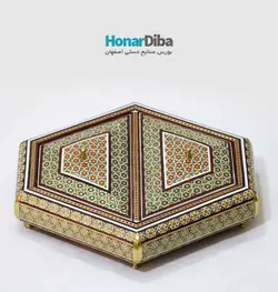 شکلات خوری خاتم تخمه دار سبز اعلا