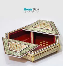 شکلات خوری خاتم تخمه دار سبز اعلا