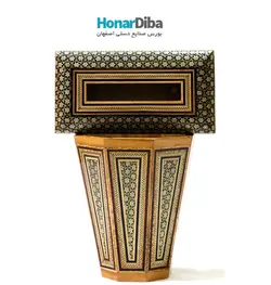 ست سطل و جادستمالی تخمه دار سیاه