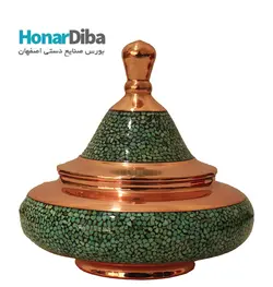 بشقاب پرنده فیروزه کوبی بزرگ