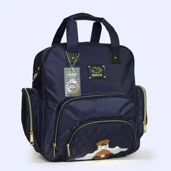 کوله پشتی لوازم نوزاد مدل کراس طرح هواپیما سورمه ای