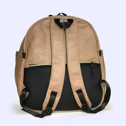 کوله پشتی لوازم نوزاد چرم مدل کاترین کد k01