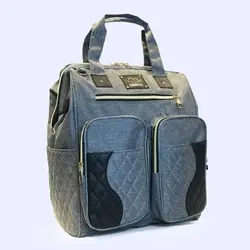 کیف لوازم نوزاد مدل آوینا پلاس طوسی