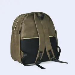 کوله پشتی لوازم نوزاد چرم مدل کاترین کد k04