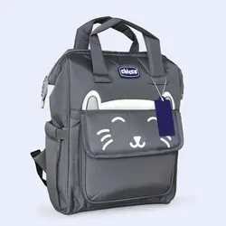 کوله پشتی لوازم نوزاد چیکو گربه طوسی