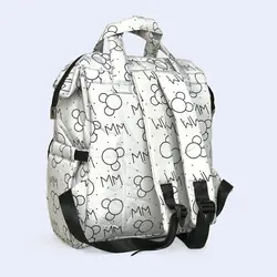 کوله پشتی لوازم نوزاد چیکو میکی M طوسی کم رنگ