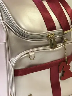 کوله پشتی لوازم نوزاد چرم پینتو Hch08