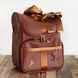 کوله پشتی لوازم نوزاد چرم پینتو Hch05