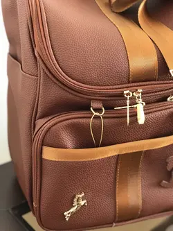 کوله پشتی لوازم نوزاد چرم پینتو Hch05