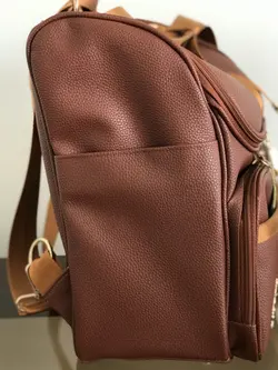 کوله پشتی لوازم نوزاد چرم پینتو Hch05