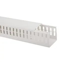 داکت 90x60 mm ساده شیاردار شاخه 2 متری