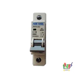 کلید مینیاتوری 16 آمپر تک فاز پارس فانال (تیپ C)