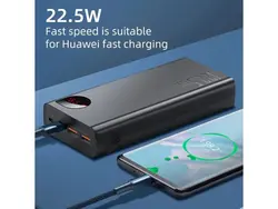 پاوربانک شارژ سریع 22.5 واتی بیسوس مدل Baseus Adaman PPIMDA-C0A ظرفیت 30000 میلی آمپر