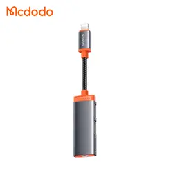 تبدیل لایتنینگ به جک 3.5 میلیمتری AUX و 2 پورت لایتنینگ مک دودو مدل MCDODO CA-0950