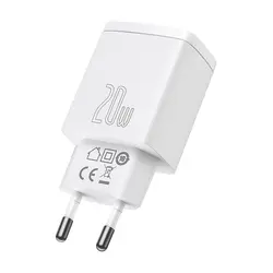 شارژر آداپتور دیواری فست شارژ 20 واتی بیسوس مدل Baseus Compact Quick Charger CCXJ-B01/B02