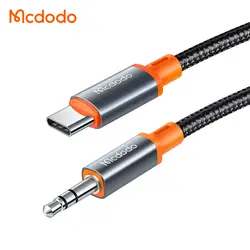 کابل تبدیل تایپ سی به جک ۳.۵ میلیمتری AUX مک دودو مدل MCDODO CA-0820 طول 120 سانتيمتر