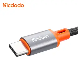 کابل تبدیل فنری تایپ سی به جک 3.5mm هدفون AUX مکدودو MCDODO CA-0900 طول 180 سانتيمتر