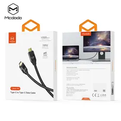 کابل شارژ و انتقال دیتا 2 سر تایپ سی با قابلیت انتقال تصویر مک دودو مدل MCDODO CA-7130 طول 150 سانتيمتر