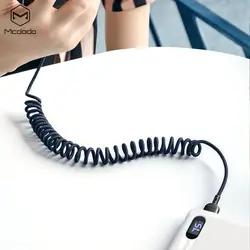 کابل شارژ و انتقال داده فنری USB به تایپ سی مک دودو مدل MCDODO CA-6420 طول 180 سانتیمتر