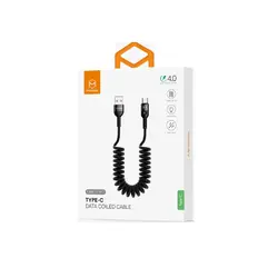 کابل شارژ و انتقال داده فنری USB به تایپ سی مک دودو مدل MCDODO CA-6420 طول 180 سانتیمتر