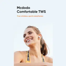 هندزفری بلوتوث مک دودو مدل MCDODO HP-8020 با قابلیت حذف نویز رنگ سفید