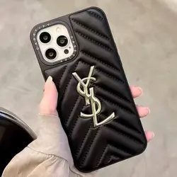 قاب آیفون پافر YSL چرمی