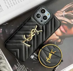 قاب آیفون پافر YSL چرمی