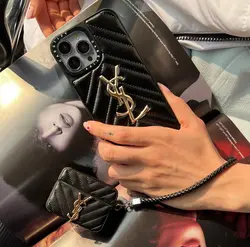 قاب آیفون پافر YSL چرمی