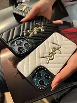 قاب آیفون پافر YSL چرمی