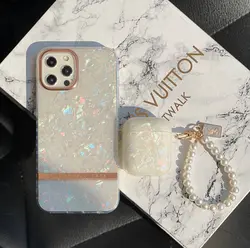 ست قاب و کاور ایرپاد یخی CHIC SHELL فریم طلایی