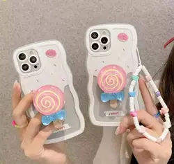 قاب آیفون بستنی و آبنبات ice cream & candy همراه بند