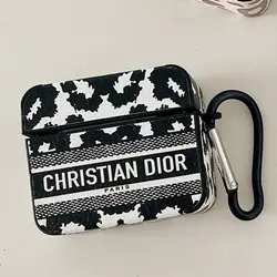 کاور ایرپاد Christian dior سفید مشکی پلنگی