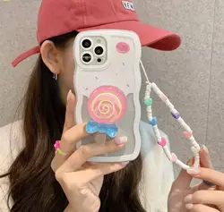 قاب بستنی و آبنبات ice cream & candy همراه بند مناسب برای سامسونگ و شیائومی