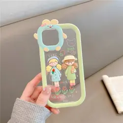 قاب happy day عروسک برجسته مناسب برای آیفون و سامسونگ - jijstore جیج استور