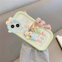 قاب happy day عروسک برجسته مناسب برای آیفون و سامسونگ - jijstore جیج استور