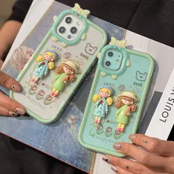 قاب happy day عروسک برجسته مناسب برای آیفون و سامسونگ - jijstore جیج استور