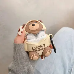 کاور ایرپاد خرس هودی Lucky - jijstore جیج استور