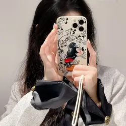 قاب آیفون couple Mouse همراه بند - jijstore جیج استور