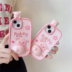 قاب آیفون pink pig - jijstore جیج استور