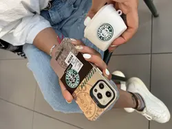 قاب آیفون Coffee Starbucks هلوگرامی - jijstore جیج استور