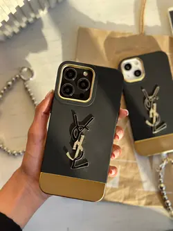 قاب آیفون GOLD YSL با آویز - jijstore جیج استور