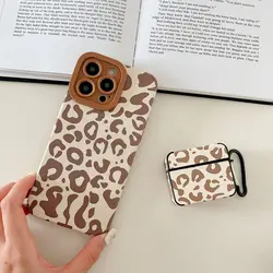 قاب و کاور ایرپاد پلنگی کبریتی مناسب برای آیفون|سامسونگ|شیائومی - jijstore جیج استور