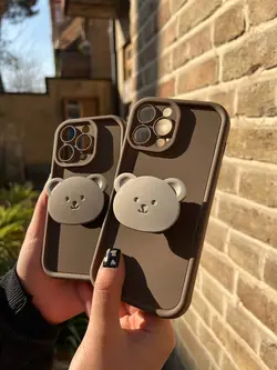 قاب آیفون سولید پاپ سوکت خرسی - jijstore جیج استور