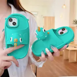 قاب آیفون دمپایی دراگون چشم فشاری - jijstore جیج استور