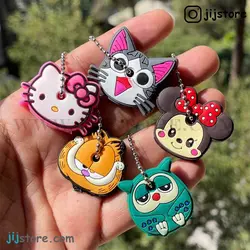 سری سیلیکونی جاکلیدی فانتزی(پک 5 عددی)