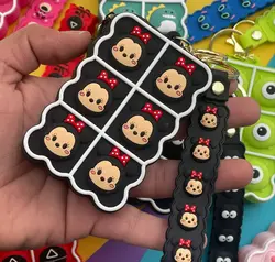 کیف سیلیکونی پاپ ایت همراه آویز جاکلیدی