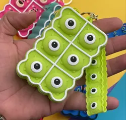 کیف سیلیکونی پاپ ایت همراه آویز جاکلیدی