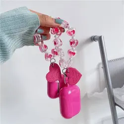 کاور ایرپاد صورتی با آویز قلبی